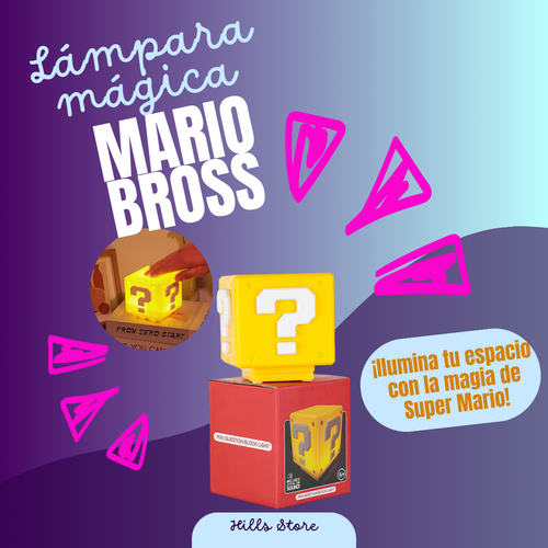 Lámpara Mario Bross